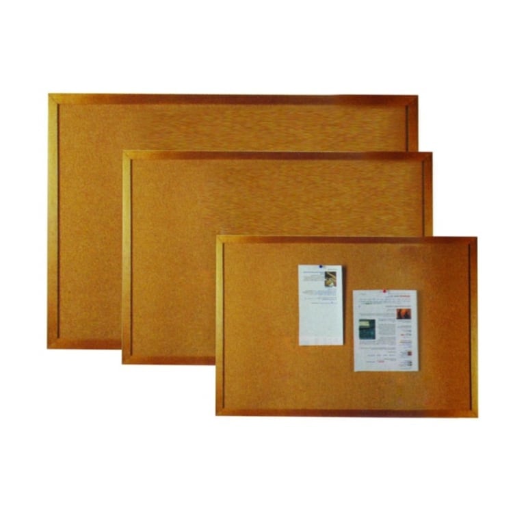 Cork Board Oak Framed Bulletin Board (1.5ft x 2ft) 35380342Q