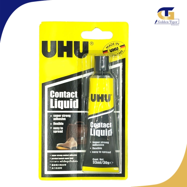 UHU Contact Liquid Glue 33 ml (Strong Adhesive and flexible Liquid Type)