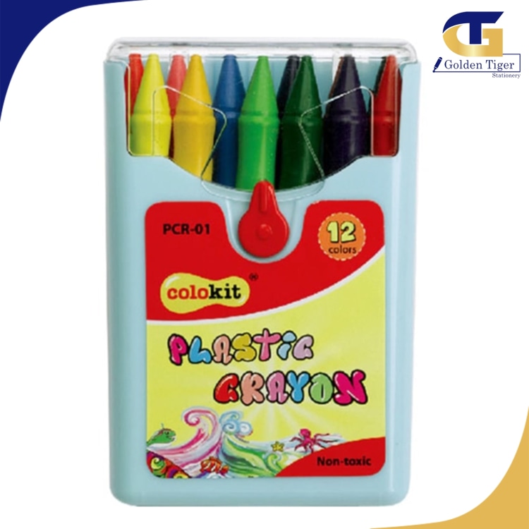 Plastic Crayon (12Colours) PCR01