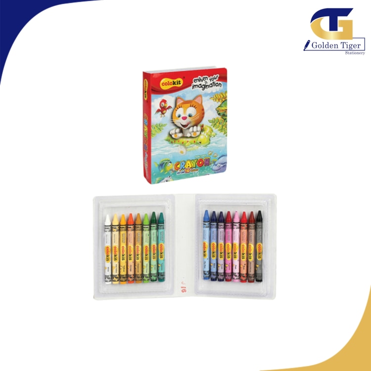 Crayon with paper case CR-C08 (16colors)