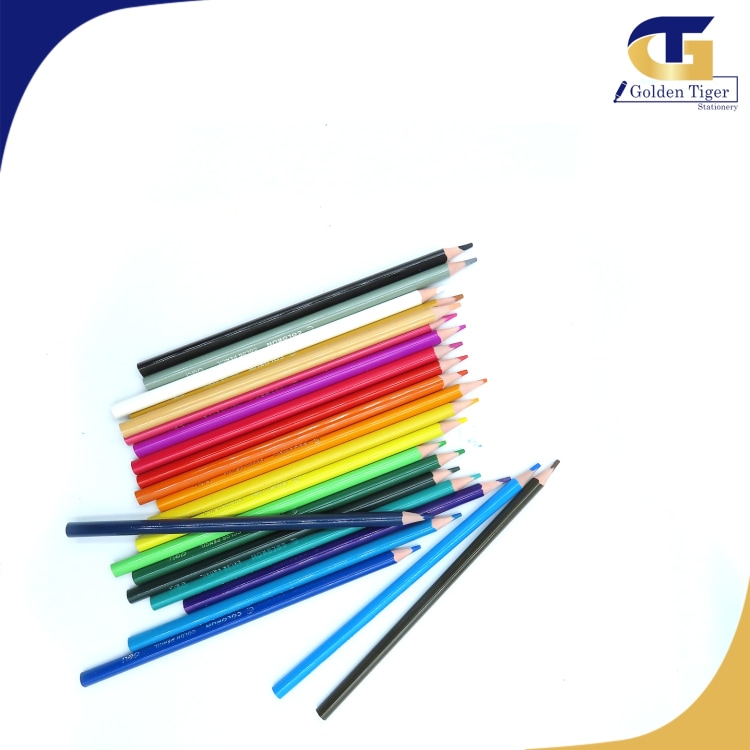 Deli Color Pencil 24colors (wood free)C00120