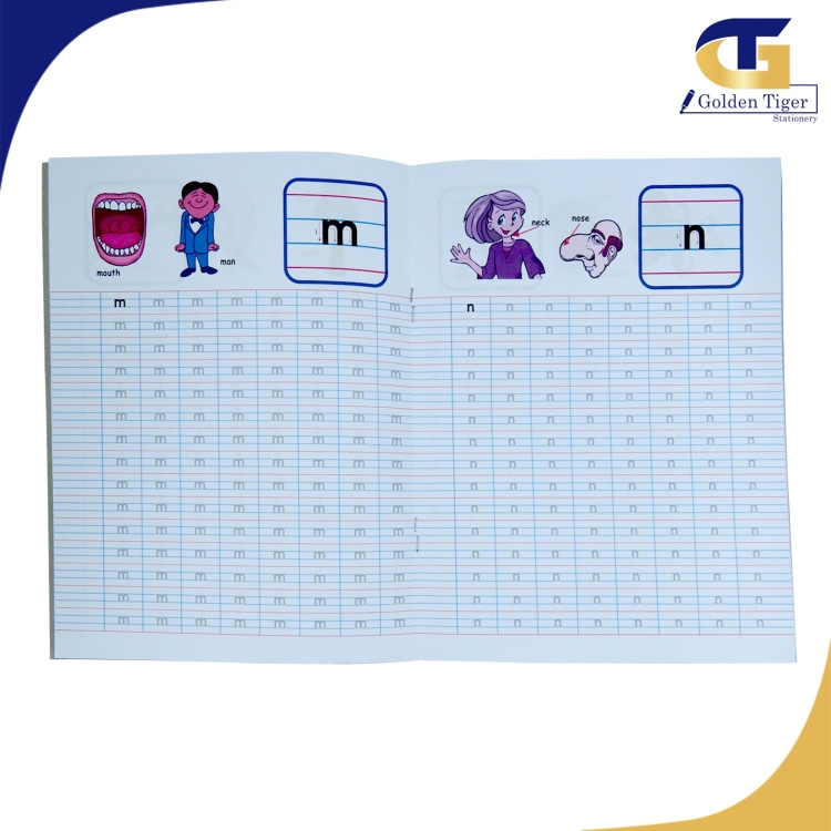 U Learn Practice book ( လက်ရေးသင်စာအုပ် ) abc