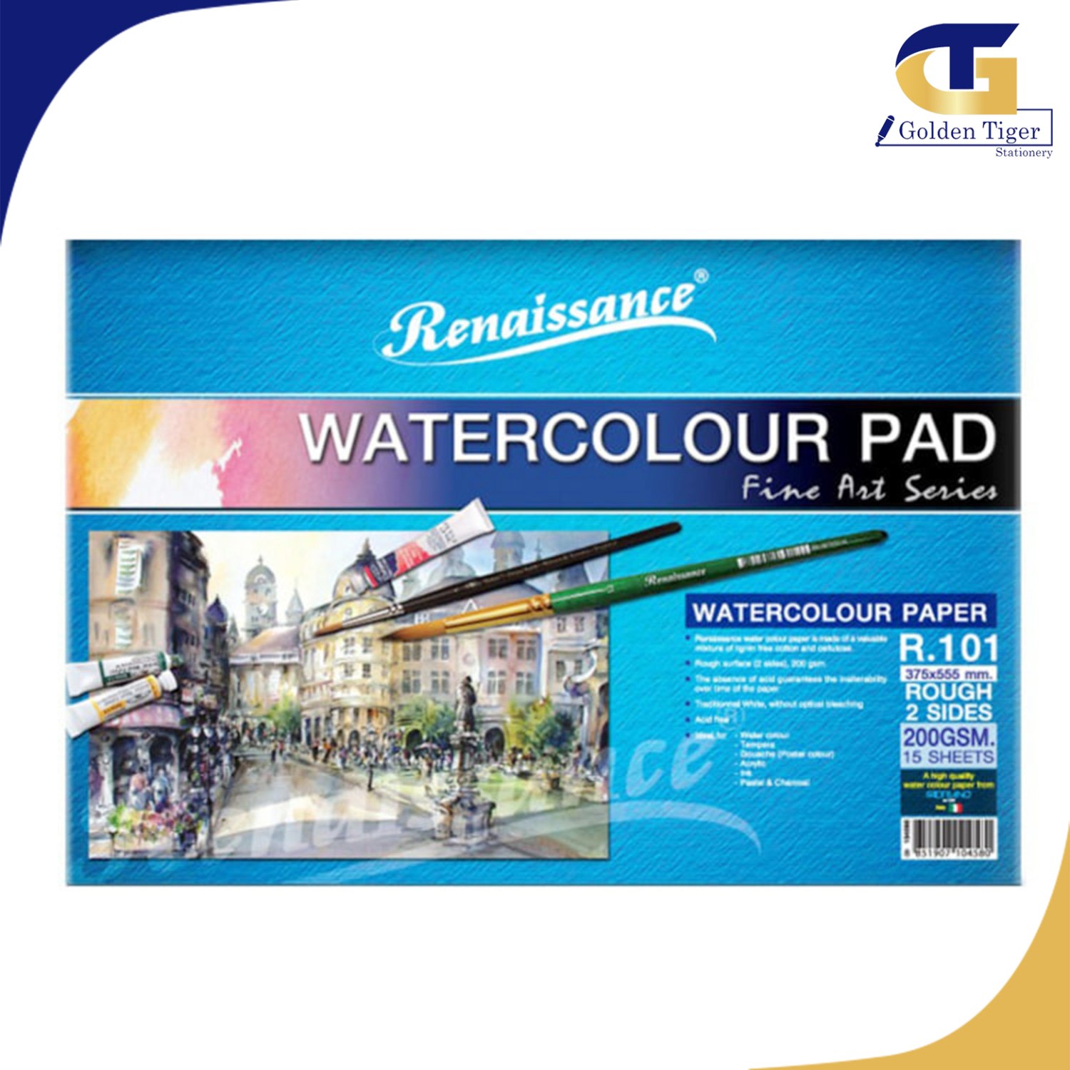 Renaissance Water Color Pad R601 (size 375x555mm) 300g