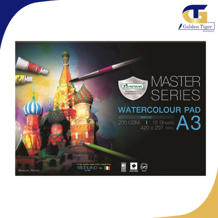 Master Art Water Color Pad A3 (200g/15sheet)