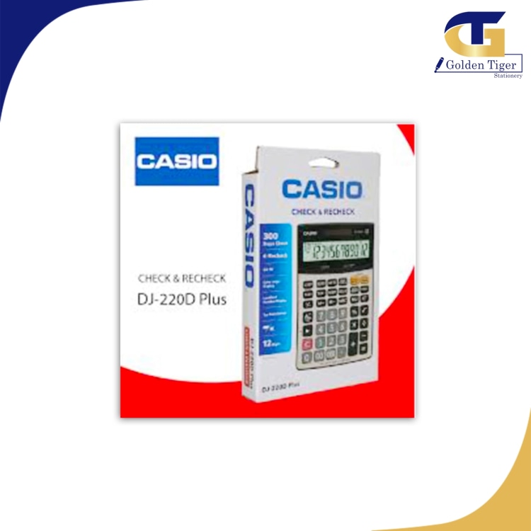 Calculator CASIO DJ-220Dplus (12 Digit )