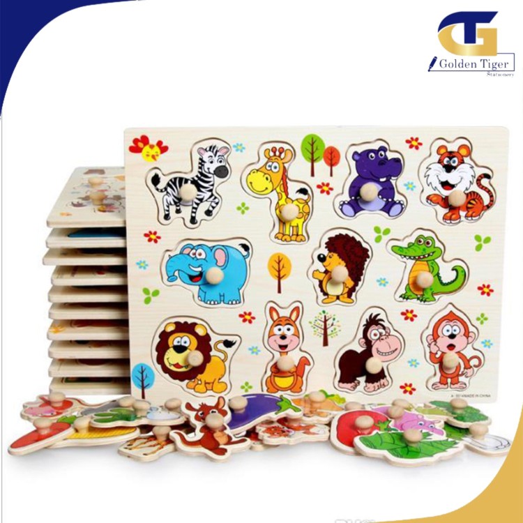 Board Puzzle with pin