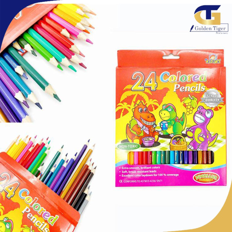 Kid Art Color pencil 24 colors Non-Toxic