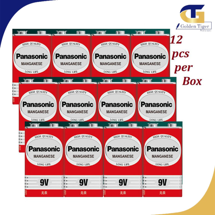 Panasonic Battery 9Volt  ( Box /12 )