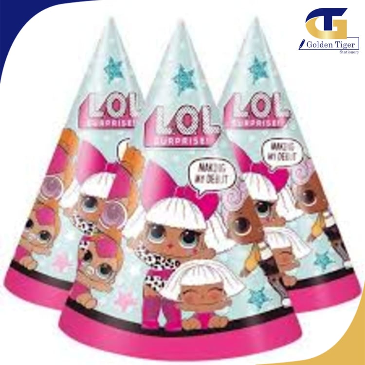 Happy Birthday Party Hat (6pcs)