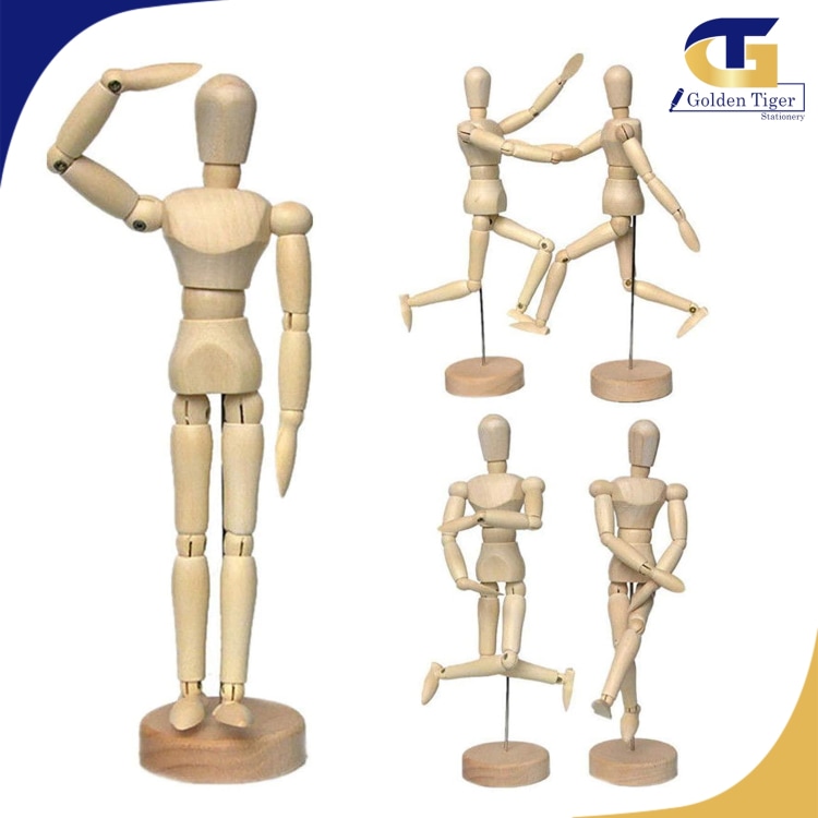 Wood Artist Drawing Model Manikin 20cm
