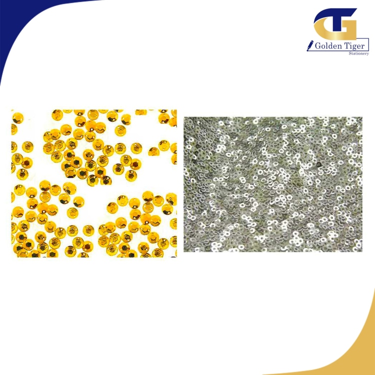 Craft Button design Gold & Silver Pkt (1LB)