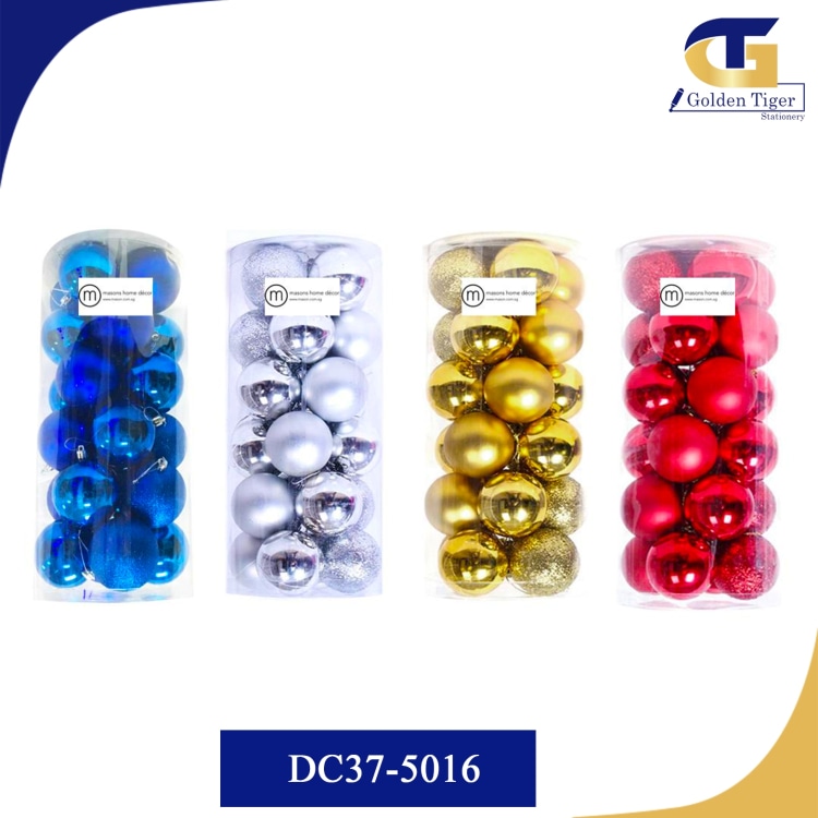 Christmas DC37-5016 Plastic Ball / 9155-3 (6cm)