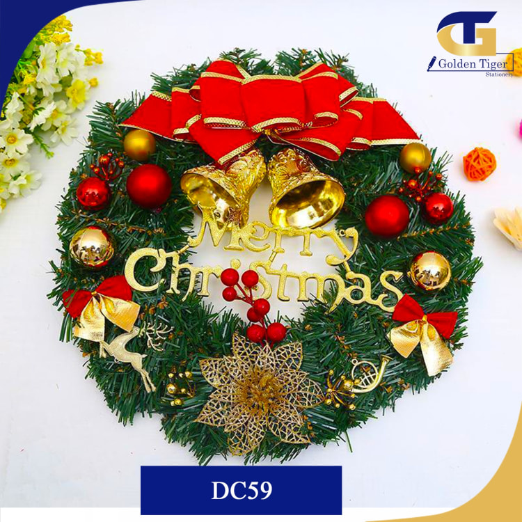 Christmas Flower Ring DC59(30cm)ပန်းကုံးအ၀ိုင်း