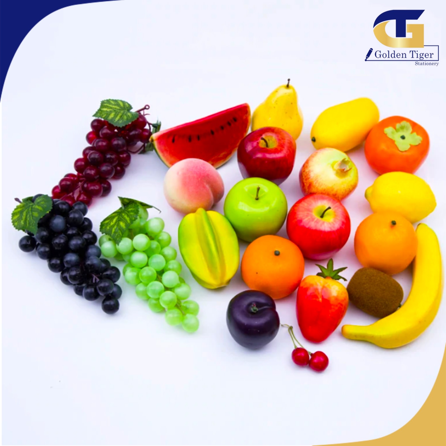 Decorative and Teaching Artificial Fruit and Vegetables Golden Tiger