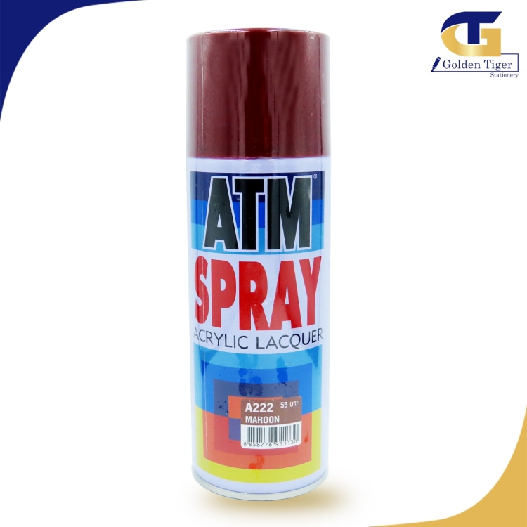 ATM Spray Paint MAROON Dark Brown A222