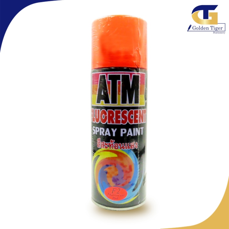 ATM Spray Paint FLUORESCENT RED F2