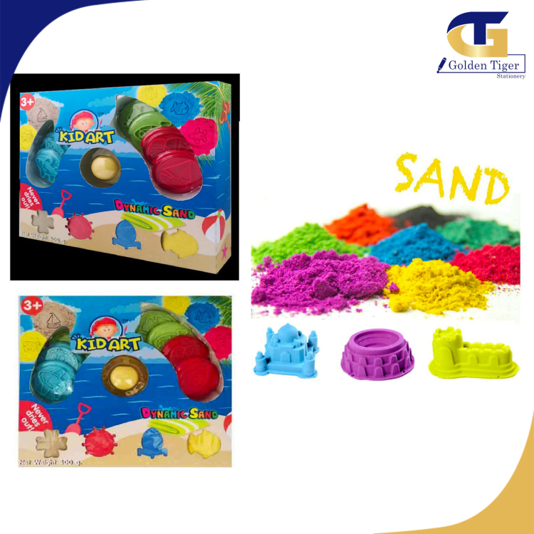 Kid Art Dynamic Sand 400g (4color sand+mould)