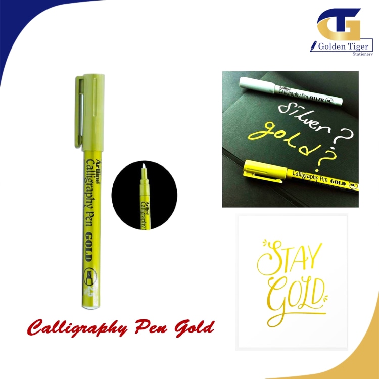 Artline Calligraphy Pen Gold EK-993 (2.5mm)