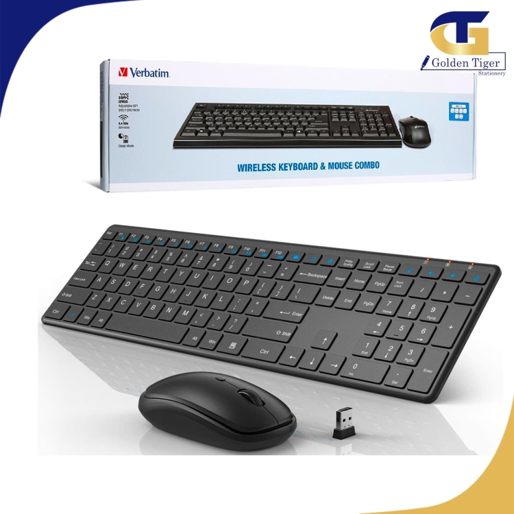 VERBATIM Wireless Keyboard & Mouse COMBO set