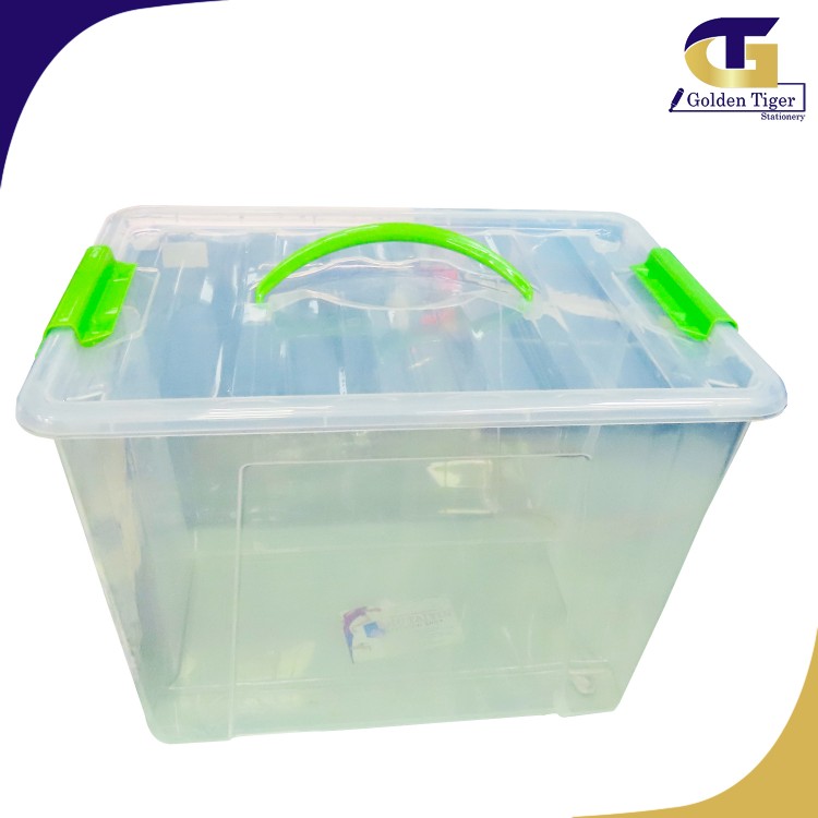 Plastic Box Fancy(14x6") Deep Box Transparent (2032)