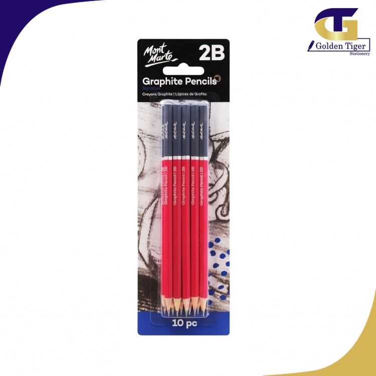 Mont Marte Graphite Pencil 2B (10PCS)