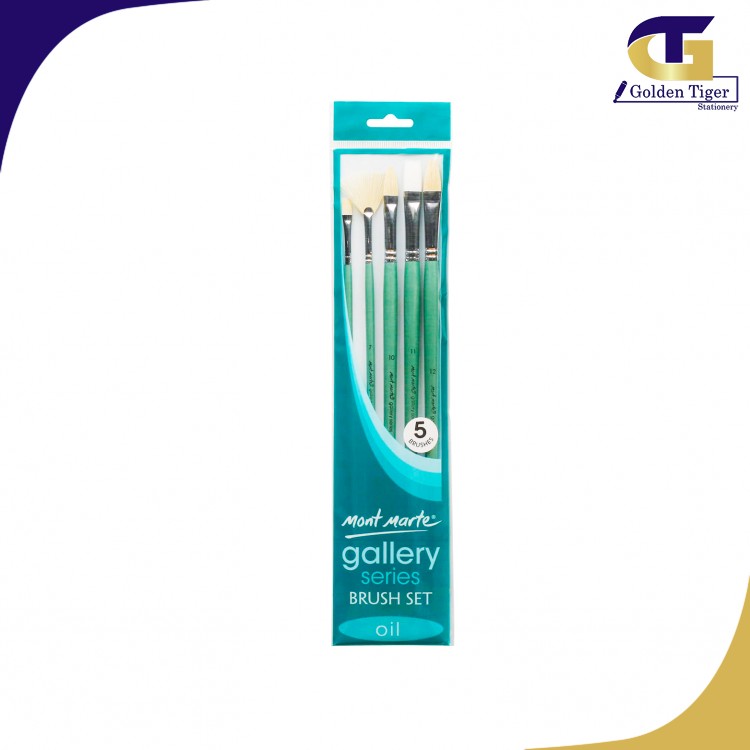 Mont Marte Gallery Series Brush Set Oil 5 pc