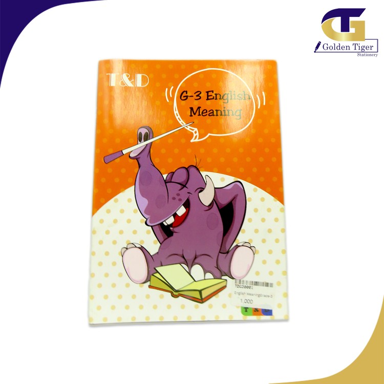 TD English Meaning Book For Grade 3