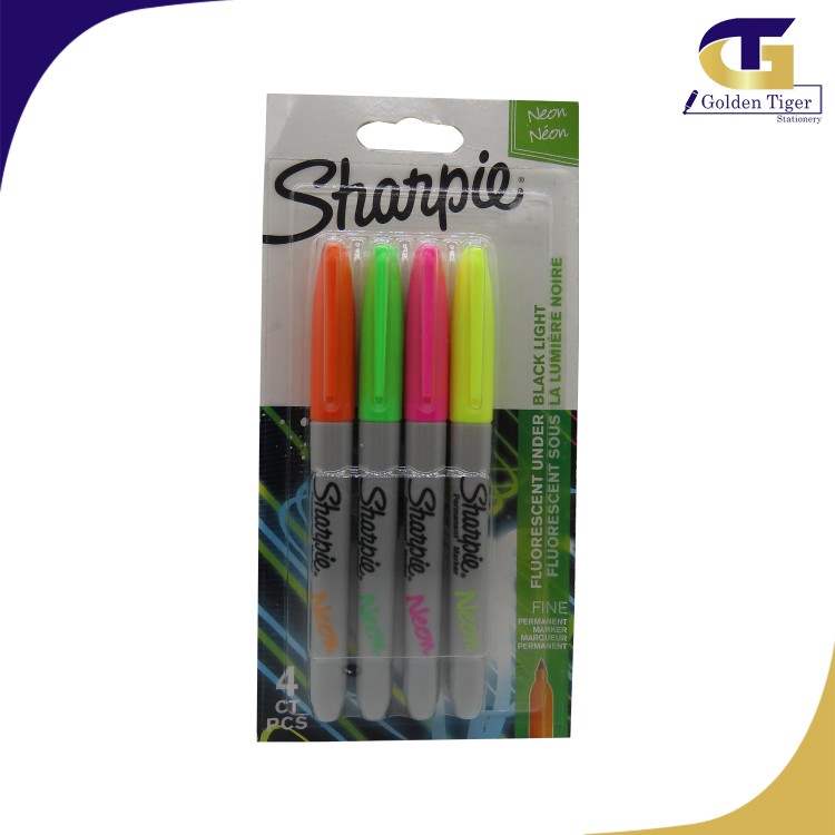 Sharpie Neon  4 Colors Fine Point