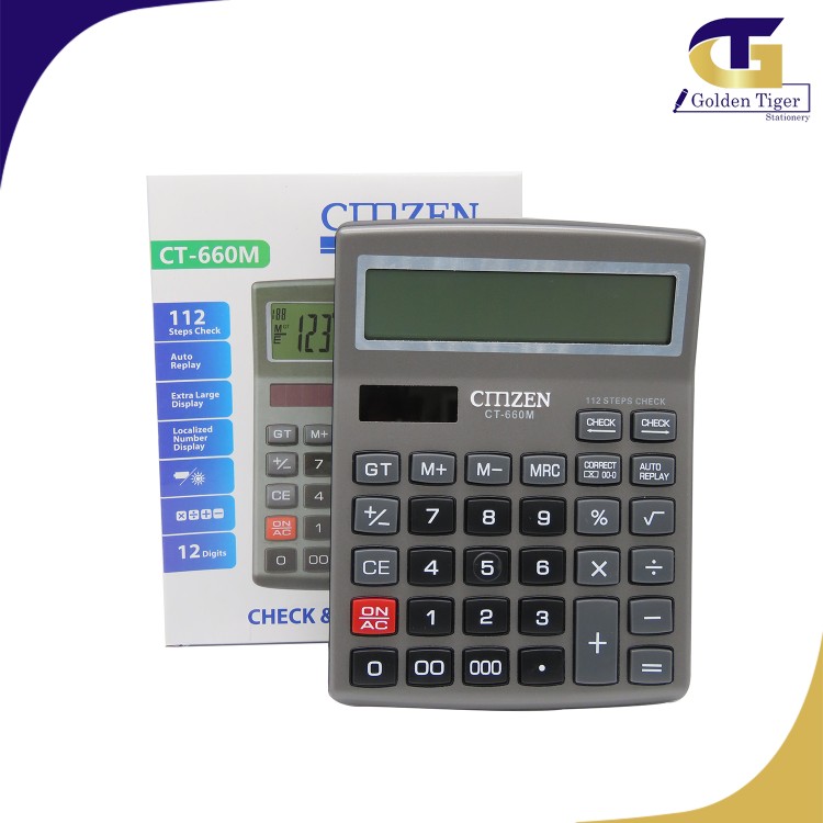 Citizen Calculator CT-660M 12digits
