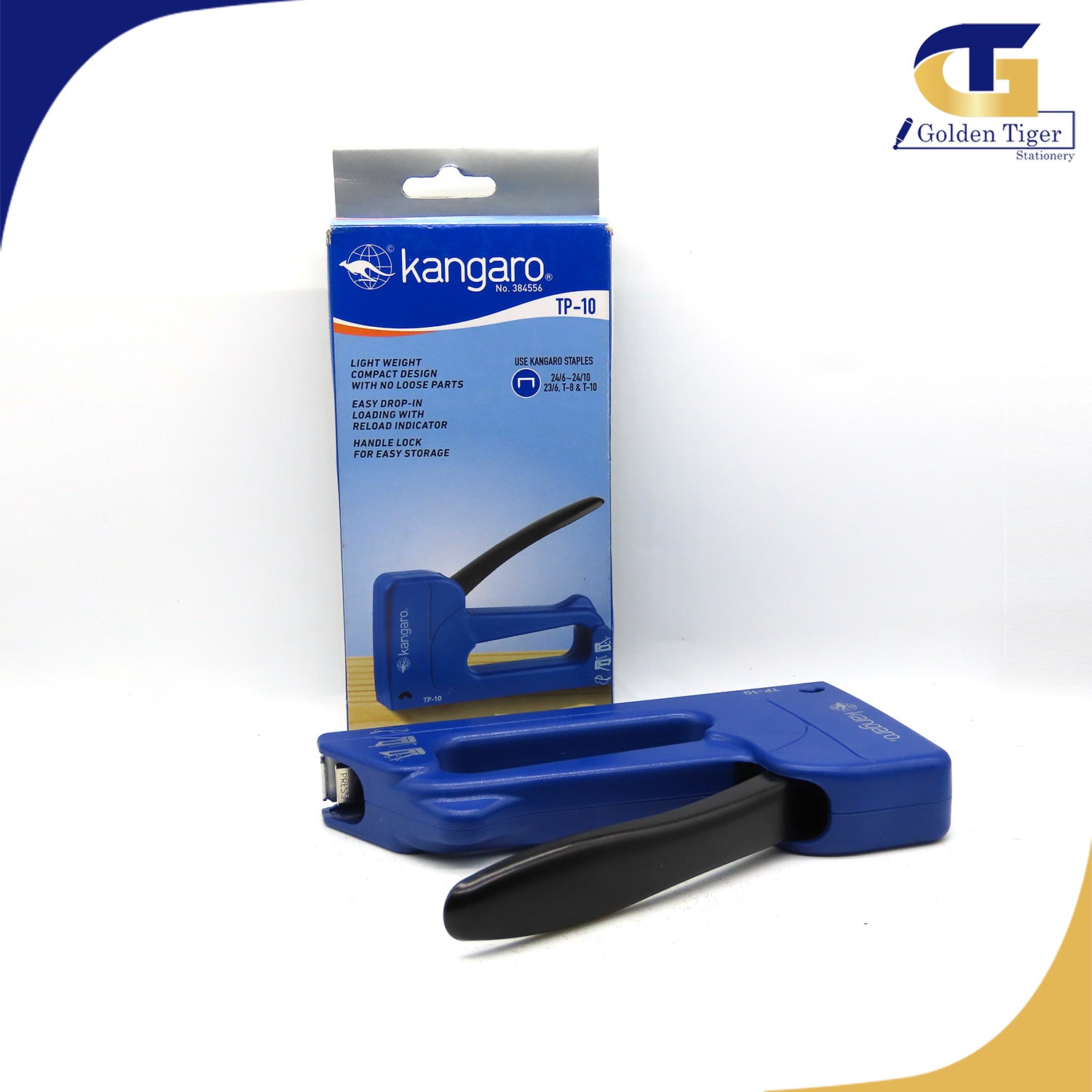Kangaro Stapler Gun TP10 Golden Tiger Stationery Store
