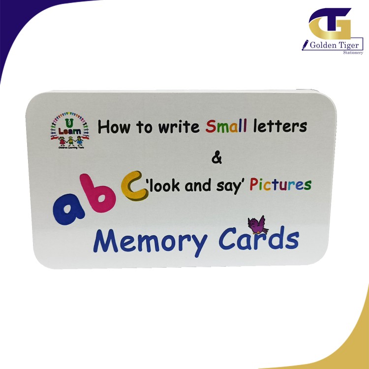 U Learn Memory Cards (ABC/ abc) Golden Tiger Stationery Store