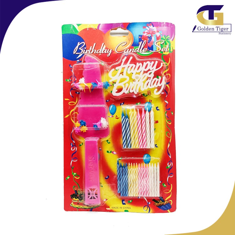 Birthday Candle with Knife