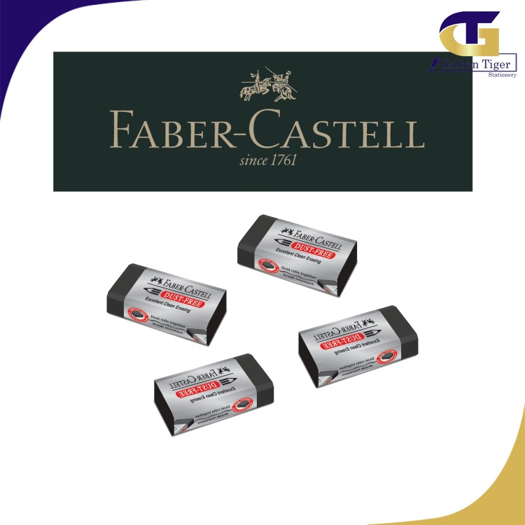 Faber Castell DustFree Eraser Black 187171 Golden Tiger Stationery Store