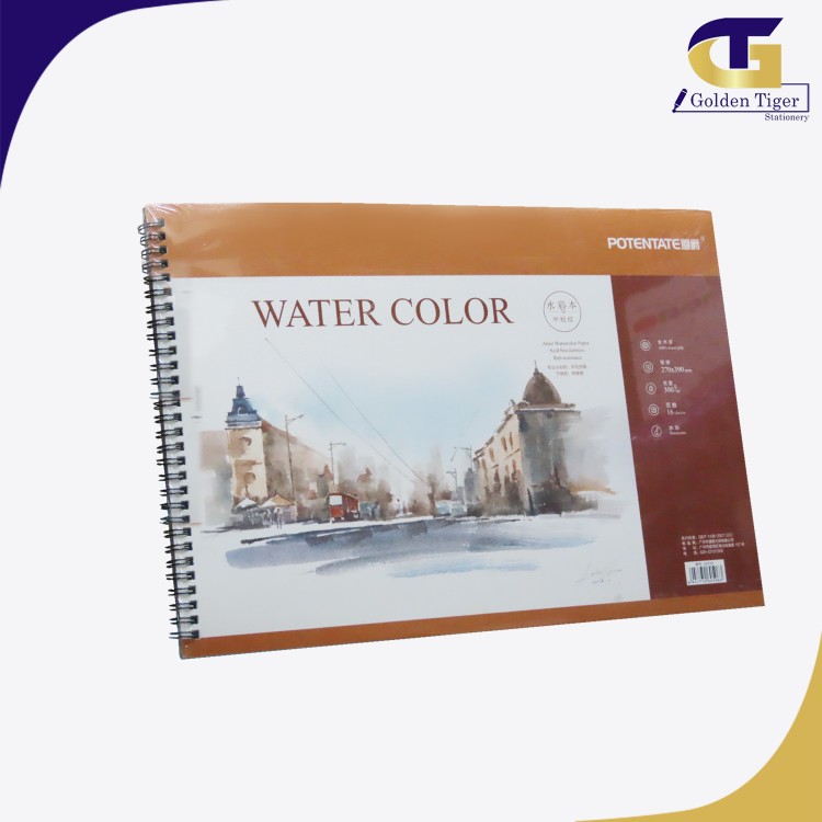 Potentate Ring Water Color Pad 16 sheets 300gsm 270 x 390mm 020763