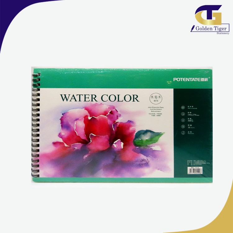 Potentate Water Color Pad 300g 190 x 270 mm 16 sheets 020742