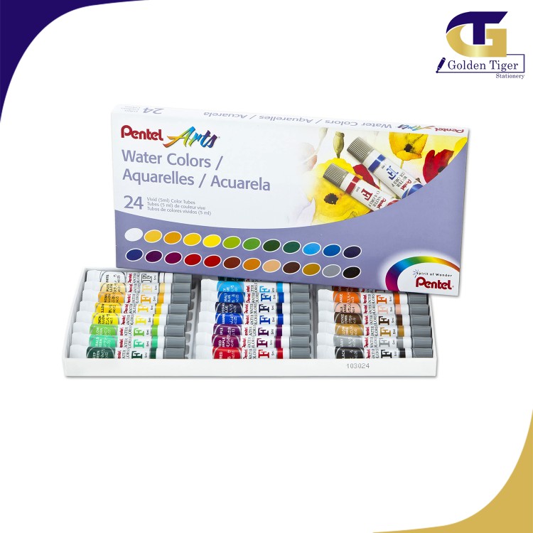 Pentel Water Color 24Colors WFRS 24