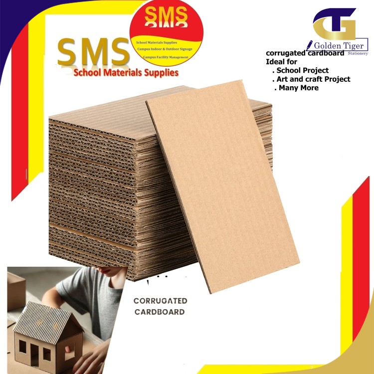 SMS Corrugated Cardboard 5Ply အထူ ( 23" x 27 " )